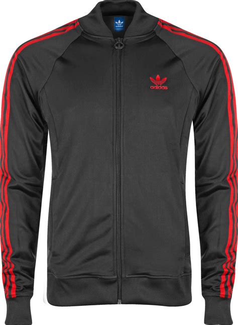 adidas schwarz rot jacke|Rote Jacken .